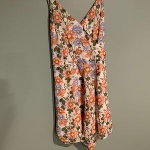 Open-Back Flower Romper